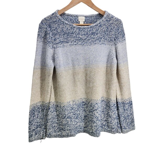 Chico's Space-Dye Jewel‎ Pullover Sweater Women's Size L - Picture 8 of 9